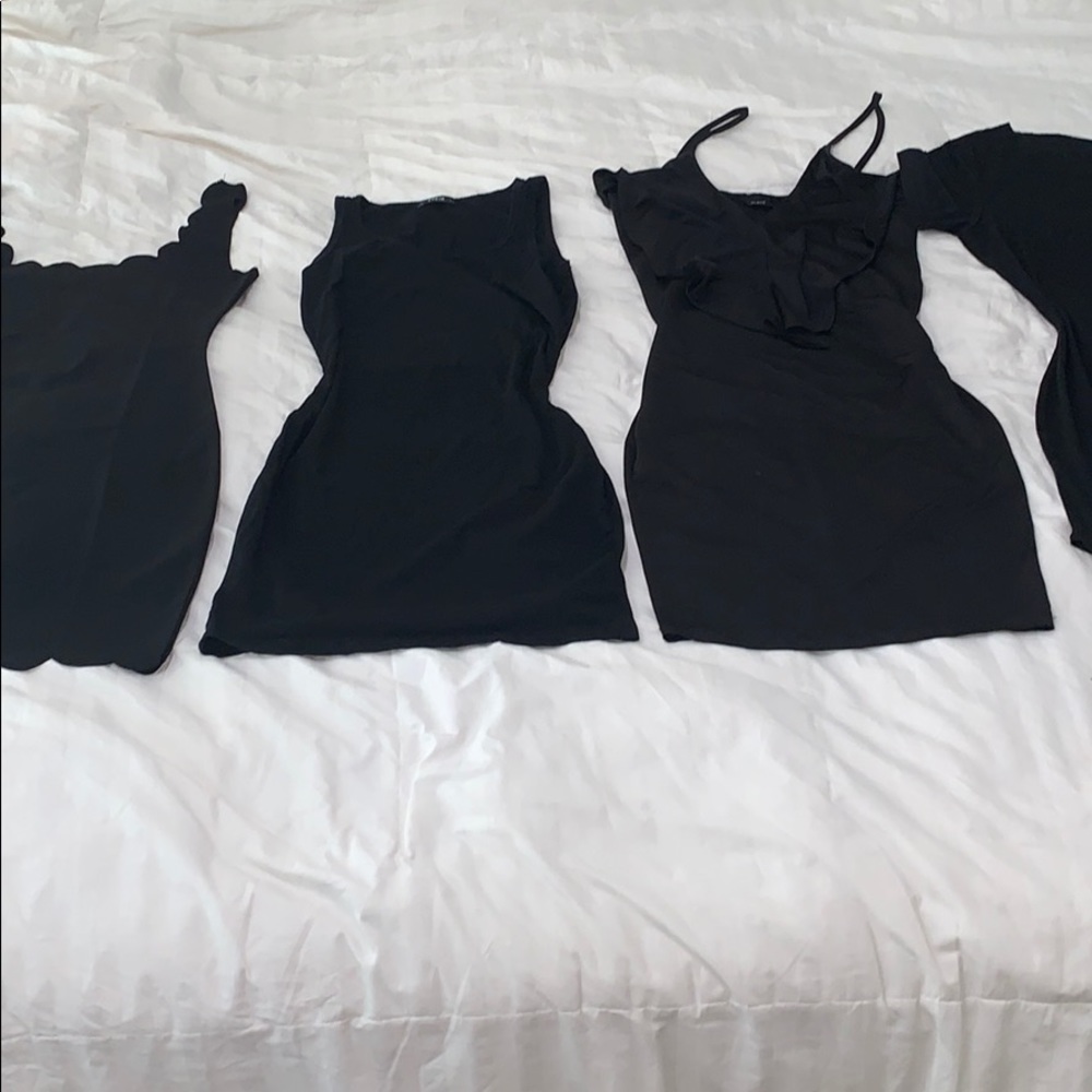 4 Little black Dresses